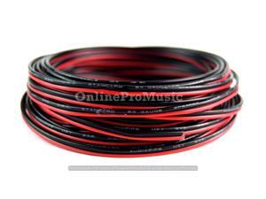 25' Ft. 18 GA Gauge Red Black Stranded 2 Conductor Speaker Wire Car Home Audio 25' Ft. 18 GA Gauge Red Black Stranded 2 Conductor Speaker Wire Car Home Audio