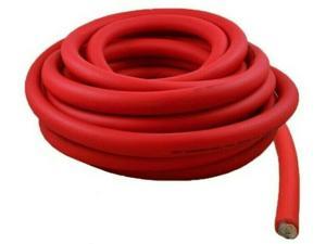 0 Gauge 25 Feet Red Amplifier Power/Ground Wire 0 Gauge AMP Wire Cable