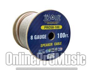 Absolute USA PROS8100 8 Gauge 100 Feet Speaker Wire