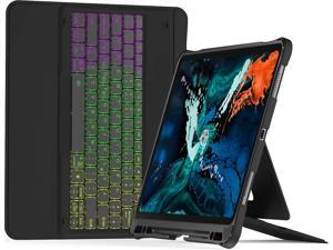 Inateck iPad Pro 12.9 Inch Keyboard Case 2018 3rd Gen Only, with Pencil Holder, Hundreds of DIY Backlit, Detachable, for 2018 3rd Gen Only, KB02006 Inateck iPad Pro 12.9 Inch Keyboard Case 2018 3rd Gen Only, with Pencil Holder, Hundreds of DIY Backlit, Detachable, for 2018 3rd Gen Only, KB02006