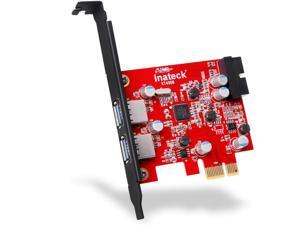 Inateck 2-Port Pci-E USB 3.0 Express Card, Mini Pci-E USB 3.0 Hub Controller Adapter with Internal USB 3.0 20-Pin Connector - Expand Another Two USB 3.0 Ports - No Additional Power Connection Needed Inateck 2-Port Pci-E USB 3.0 Express Card, Mini Pci-E USB 3.0 Hub Controller Adapter with Internal USB 3.0 20-Pin Connector - Expand Another Two USB 3.0 Ports - No Additional Power Connection Needed