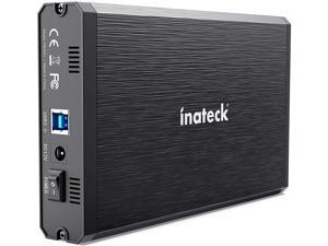 Inateck 3.5 Hard Drive Enclosure, Aluminum USB 3.0 Sata HDD Enclosure, FE3001