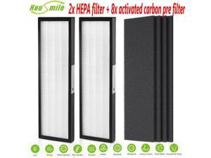 2pc HEPA REPLACEMENT FILTER B FOR GERMGUARDIAN GERM FLT4825 AC4800 4900 SERIES