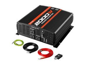 2000W Power Inverter 12V DC to 110V AC Car inverter with Bluetooth 2000W Power Inverter 12V DC to 110V AC Car inverter with Bluetooth