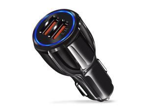 Dual USB 3.1A 12V Car Charger Adapter 3.0 Fast Charging For Android USA Dual USB 3.1A 12V Car Charger Adapter 3.0 Fast Charging For Android USA