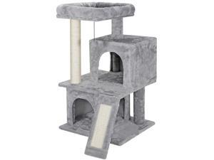Cat Tree Condo Tower Scratcher Climbing Furniture w/Scratching PostToys Cat Tree Condo Tower Scratcher Climbing Furniture w/Scratching PostToys