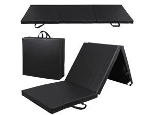 High-Density PU Leather Gym Mat Fitness Exercise Tri-Fold Tumbling Arts Workout High-Density PU Leather Gym Mat Fitness Exercise Tri-Fold Tumbling Arts Workout