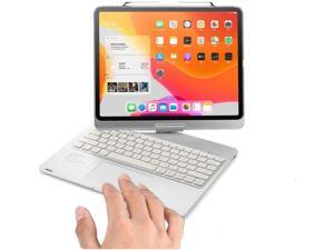 Touchpad Keyboard Case for iPad Pro 12.9 2021 5th Generation / iPad Pro 12.9 2020 4th Gen / iPad Pro 12.9 2018 3rd Gen with Folio Smart 360° Rotatable Stand, Support Apple Pencil Charging Touchpad Keyboard Case for iPad Pro 12.9 2021 5th Generation / iPad Pro 12.9 2020 4th Gen / iPad Pro 12.9 2018 3rd Gen with Folio Smart 360° Rotatable Stand, Support Apple Pencil Charging