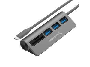 Sabrent 3 Port USB 3.0 Hub with SD/Micro SD Card Reader (HB-U3CR) Sabrent 3 Port USB 3.0 Hub with SD/Micro SD Card Reader (HB-U3CR)