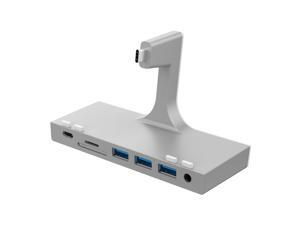 Sabrent Multi-Port iMac Hub with Front Access USB Ports, SD/Micro SD Card Reader, 3.5mm Headphone Jack and Rear HDMI 2.0 Output (iMac 2017 and Later) HB-SIMC Sabrent Multi-Port iMac Hub with Front Access USB Ports, SD/Micro SD Card Reader, 3.5mm Headphone Jack and Rear HDMI 2.0 Output (iMac 2017 and Later) HB-SIMC