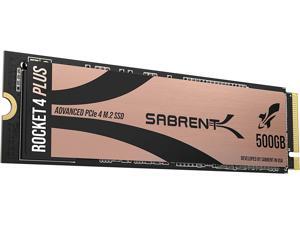 Sabrent 500GB Rocket 4 Plus NVMe 4.0 Gen4 PCIe M.2 Internal SSD Extreme Performance Solid State Drive (SB-RKT4P-500)