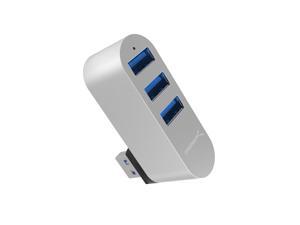 Sabrent Premium 3-Port Aluminum Mini USB 3.0 Hub [90°/180° Degree Rotatable] (HB-R3MC)