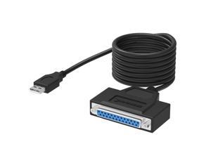 SABRENT USB 2.0 to DB25 IEEE-1284 Parallel Printer Cable Adapter [HEXNUT Connectors] (CB-1284)