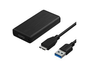 SABRENT EC-UKMS Supports All Size Black mSATA USB 3.0 USB 3.0 MSATA SSD HARD DRIVE ENCLOSURE