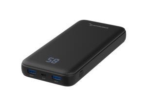 SABRENT 20000 mAh USB C PD Power Bank with Quick Charge 3.0 USB (PB-Y20B)