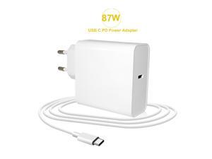 87W USB Type C PD Power Adapter USB C Laptop Charger with Type C Charging Cable for Macbook pro 15" A1706 A1707 A1708 A1719 87W USB Type C PD Power Adapter USB C Laptop Charger with Type C Charging Cable for Macbook pro 15" A1706 A1707 A1708 A1719