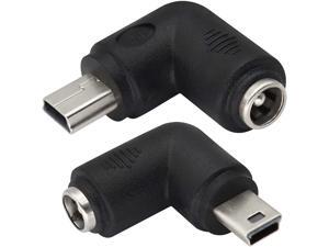 2pack 90 Degree USB Mini DC Power Adapter Right Angle Mini USB Male to DC 5.5x2.1mm Barrel Power Connector Mini USB 5V 2pack 90 Degree USB Mini DC Power Adapter Right Angle Mini USB Male to DC 5.5x2.1mm Barrel Power Connector Mini USB 5V