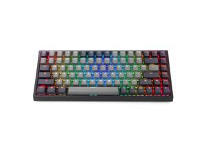 Keycool KC84 Mechanical Keyboard 75% 84 2.4GHz hot swappable socket Dual Mode light effect RGB switch led PBT doubleshot keycap Keycool KC84 Mechanical Keyboard 75% 84 2.4GHz hot swappable socket Dual Mode light effect RGB switch led PBT doubleshot keycap