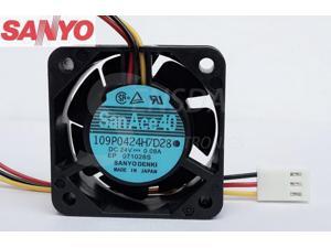 1pcs For Sanyo 109P0424H7D28  4015 Cooling Fans  P/N: A90L-0001-0441/39 DC24V 0.08A server fan