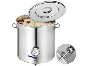 53 QT Stainless Steel Stock Pot Kitchen Home Brew Soup Stew Sauce Brew Kettle 53 QT Stainless Steel Stock Pot Kitchen Home Brew Soup Stew Sauce Brew Kettle