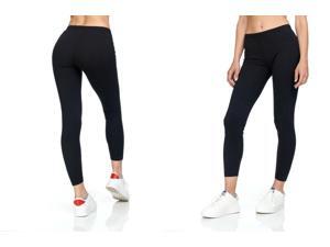 Womens Soft Stretch Cotton High Waisted Leggings Long Workout Yoga Pant Fitness Womens Soft Stretch Cotton High Waisted Leggings Long Workout Yoga Pant Fitness