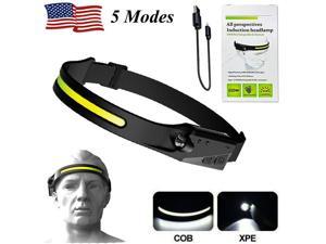 cob led headlamp rechargeable 