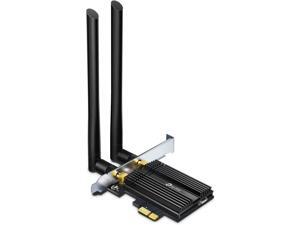 TP-Link WiFi 6 AX3000 PCIe WiFi Card for PC with Heat Sink| Bluetooth 5.0 | 802.11AX Dual Band Wireless Adapter with MU-MIMO, Ultra-Low Latency | Supports Windows 10 (64bit) only (Archer TX50E) TP-Link WiFi 6 AX3000 PCIe WiFi Card for PC with Heat Sink| Bluetooth 5.0 | 802.11AX Dual Band Wireless Adapter with MU-MIMO, Ultra-Low Latency | Supports Windows 10 (64bit) only (Archer TX50E)