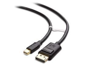 Cable Matters 4K Mini DisplayPort to DisplayPort Cable (DisplayPort to Mini DisplayPort) in Black 10 Feet - 4K 60Hz 2K 144Hz Monitor Support Cable Matters 4K Mini DisplayPort to DisplayPort Cable (DisplayPort to Mini DisplayPort) in Black 10 Feet - 4K 60Hz 2K 144Hz Monitor Support