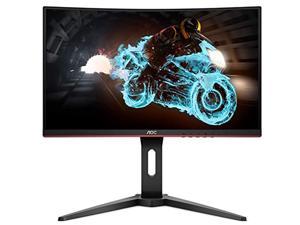 AOC C24G1A 24" Curved Frameless Gaming Monitor, FHD 1920x1080, 1500R, VA, 1ms MPRT, 165Hz (144Hz Supported), FreeSync Premium, Height Adjustable