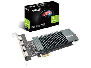 ASUS NVIDIA GeForce GT 710 Graphics Card (PCIe 2.0, 2GB GDDR5 Memory, 4X HDMI Ports, Single-Slot Design, Passive Cooling)