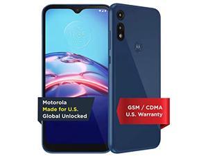 Moto E | Unlocked | Made for US by Motorola | 2/32GB | 13MP Camera | 2020 | Blue Moto E | Unlocked | Made for US by Motorola | 2/32GB | 13MP Camera | 2020 | Blue