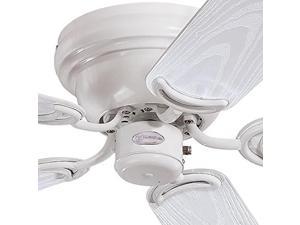 Westinghouse Lighting 7217200 Contempra 48-Inch Indoor/Outdoor Ceiling Fan, White Finish