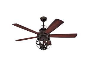 Westinghouse Lighting 7217100 Stella Mira 52-Inch Vintage Ceiling Fan, Reversible Blades, Oil Rubbed Bronze Finish