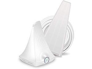 SureCall FlareDB+ Cell Phone Signal Booster for Working from Home | Boosts Verizon, AT&T, T-Mobile | Integrated Indoor Antenna for Easy Install | Covers up to 3500 sq ft, White (SC-FlareDB) SureCall FlareDB+ Cell Phone Signal Booster for Working from Home | Boosts Verizon, AT&T, T-Mobile | Integrated Indoor Antenna for Easy Install | Covers up to 3500 sq ft, White (SC-FlareDB)