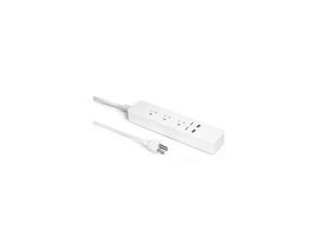 Aluratek (ASHPS05F) - Eco4life Wi-Fi Smart Power Strip with Surge Protection for Home and Office (3 x AC Outlets, 2 x USB Ports), iOS & Android