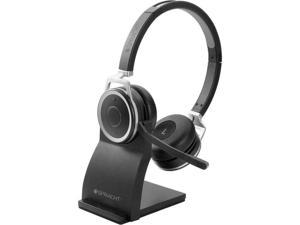 THE ZUM PRESTIGE COMBO HEADSET IS FULL-STEREO FOR THE OFFICE OR TRAVEL.  TAKE CA