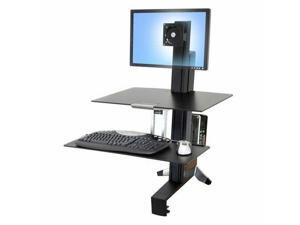 Ergotron WorkFit-S Single LD with Worksurface+ (Black) Ergotron WorkFit-S Single LD with Worksurface+ (Black)