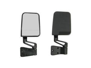 Door Mirror Kit, Dual Focus, Black; 87-02 Jeep Wrangler YJ/TJ Door Mirror Kit, Dual Focus, Black; 87-02 Jeep Wrangler YJ/TJ