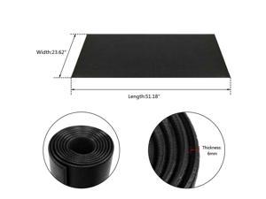 51"x23" Fitness Equipment Mat and Floor Protector for Treadmills Exercise Bikes