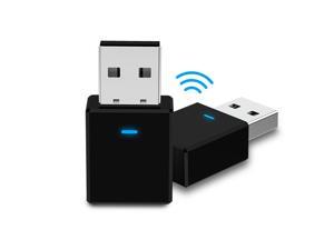 Bluetooth 5.0 Receiver Transmitter USB Wireless Stereo Audio Adapter wth 3.5mm AUX Cable for Home TV MP3/4 PC Car Phone Bluetooth 5.0 Receiver Transmitter USB Wireless Stereo Audio Adapter wth 3.5mm AUX Cable for Home TV MP3/4 PC Car Phone