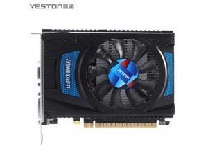 Yeston Radeon RX 550 4G D5 TD Gaming Graphics Card Video Card GPU Fan Edition, 4G/128bit/GDDR5 PCI-Express 3.0x8 ,DVI-D+HDMI+DP desktop PC Graphics Card (RX550-4G D5 TD) Yeston Radeon RX 550 4G D5 TD Gaming Graphics Card Video Card GPU Fan Edition, 4G/128bit/GDDR5 PCI-Express 3.0x8 ,DVI-D+HDMI+DP desktop PC Graphics Card (RX550-4G D5 TD)