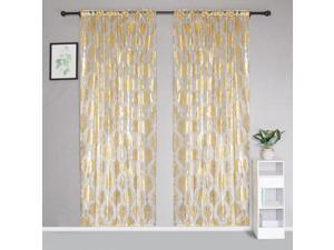 Morocco Gold Silver Sheer Curtains Window Door Yarn Tulle Living Room Bedroom Hotel Home Decor Voile Curtain Panel Drapes 95x200cm95x200cm/Golden Morocco Gold Silver Sheer Curtains Window Door Yarn Tulle Living Room Bedroom Hotel Home Decor Voile Curtain Panel Drapes 95x200cm95x200cm/Golden