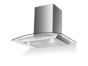 30" Stainless Mount Kitchen Range Hood with LED Lights 30" Stainless Mount Kitchen Range Hood with LED Lights