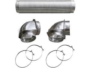 110050 Semi-Rigid Dryer Vent Kit with Close Elbow 110050 Semi-Rigid Dryer Vent Kit with Close Elbow