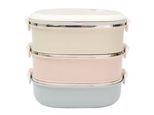 3 Tiers Stainless Steel Lunch Box Portable Bento Insulated Thermal Food Container 3 Tiers Stainless Steel Lunch Box Portable Bento Insulated Thermal Food Container