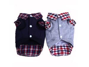Winter Pet Cat Dog Hoodies Coat Puppy Dog Cotton False Two-piece Clothing Dog Coats Winter Pet Cat Dog Hoodies Coat Puppy Dog Cotton False Two-piece Clothing Dog Coats