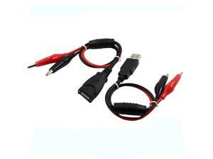 DANIU USB Alligator Clips Crocodile Wire Male/Female to USB Tester Detector DANIU USB Alligator Clips Crocodile Wire Male/Female to USB Tester Detector