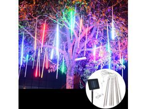 Waterproof Solar Powered 50cm 8 Tubes LED Meteor Shower Rain Garden Tree HoliDay Light Blue Waterproof Solar Powered 50cm 8 Tubes LED Meteor Shower Rain Garden Tree HoliDay Light Blue