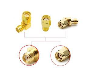3 PCS Whole Set RP-SMA Male to SMA Female Antenna Connector Adapter Straight Right Angle 45/90/135 Degree ALL in One Combo DIY Accessories For 1.2Ghz 2.4Ghz 5.8Ghz RC Racing Drone FPV System 3 PCS Whole Set RP-SMA Male to SMA Female Antenna Connector Adapter Straight Right Angle 45/90/135 Degree ALL in One Combo DIY Accessories For 1.2Ghz 2.4Ghz 5.8Ghz RC Racing Drone FPV System