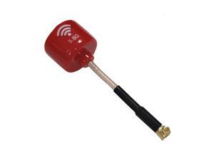 Turbowing 5.8GHz 2.5dBi Gain Vertical Polarization FPV Antenna With SMA/RP-SMA Connector Plug For RC Racer Drone VTX Red/SMA Turbowing 5.8GHz 2.5dBi Gain Vertical Polarization FPV Antenna With SMA/RP-SMA Connector Plug For RC Racer Drone VTX Red/SMA